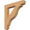 Ekena Millwork Funston Craftsman Smooth Bracket, Western Red Cedar, 5 1/2"W x 40"D x 40"H BKT06X40X40FST04SWR - alternate 1
